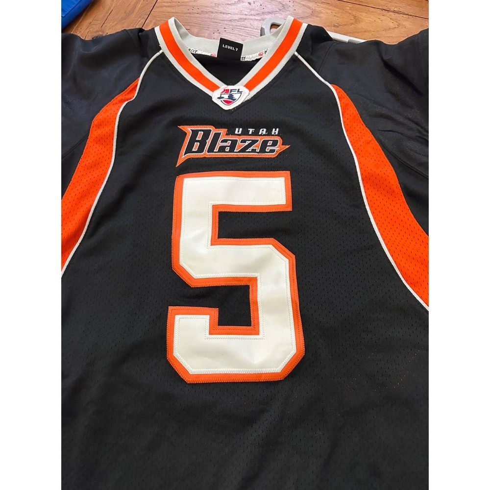 Vtg Utah blaze nfl jersey arena‎ football #5 burley medium